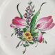 Assiette Lunéville fleurs peintes à la main