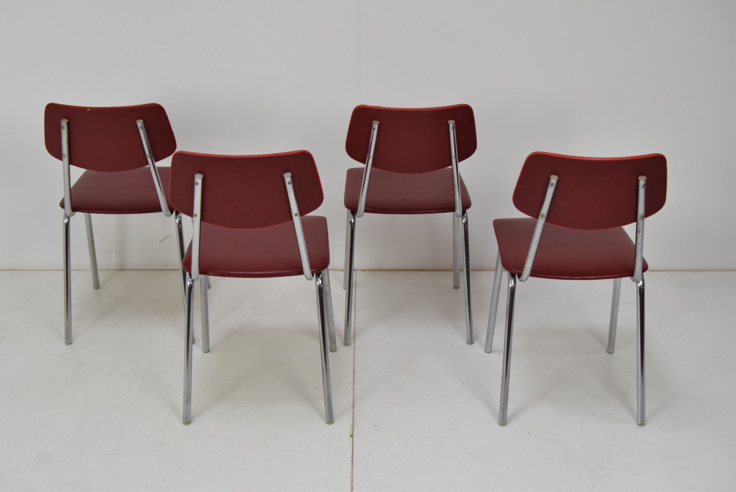 Set of four chairs, Czechoslovakia, 1970s.