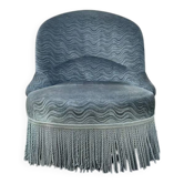 Vintage velvet armchair