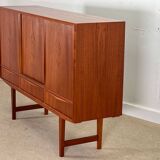 Highboard by E.W. Bach for Sejling Skabe (1960s Denmark)