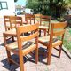 8 brutalist chairs in elm (Regain)