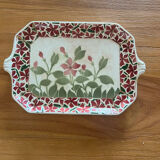 Serving dish of the earthenware factory of Luneville model Periwinkle.