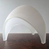 Frosted glass 'Coque' table lamp for Martinelli Luce, Italy 1970's