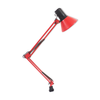 Red architect lamp