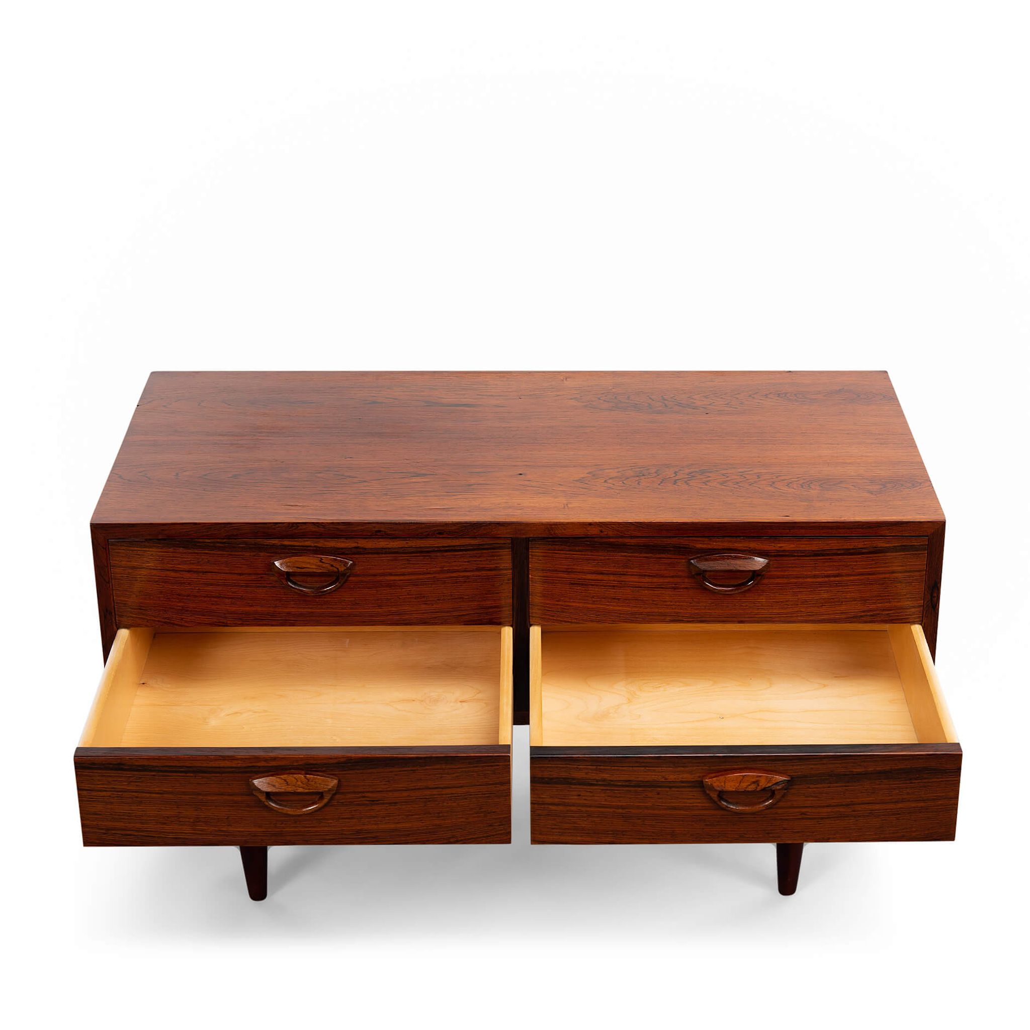 Danish Design Rosewood Chest of Drawers by Kai Kristiansen, 1960s