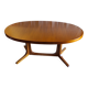 Table à manger ovale en teck - années 60/70