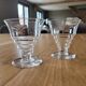 2 old glasses, bistro style