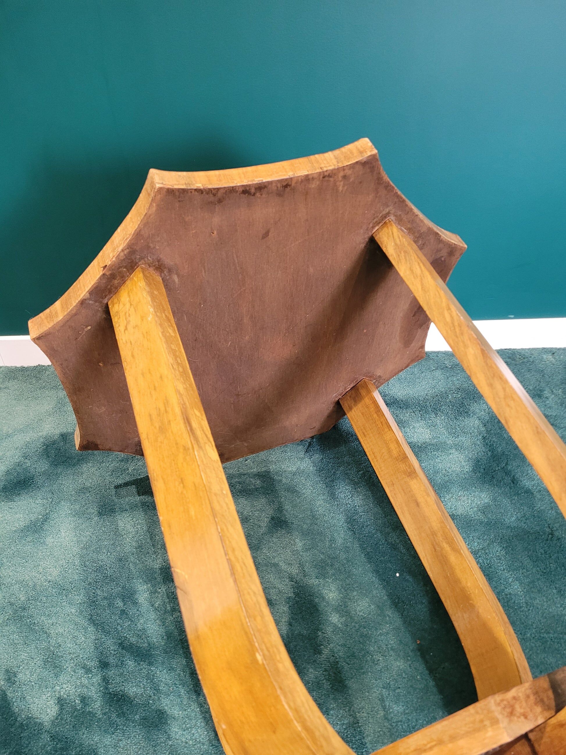 Octagonal Art Deco side table