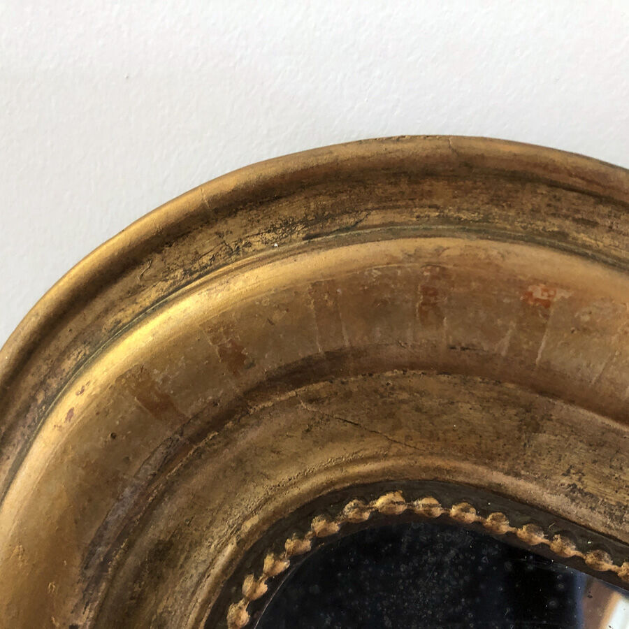 Golden 19th mirror 70x86cm