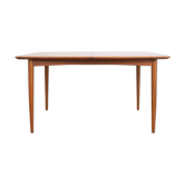 Mid-century danish walnut extendable dining table, 1960