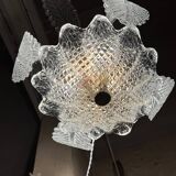 Lustre art déco barovier et toso, en verre de murano, années  1940