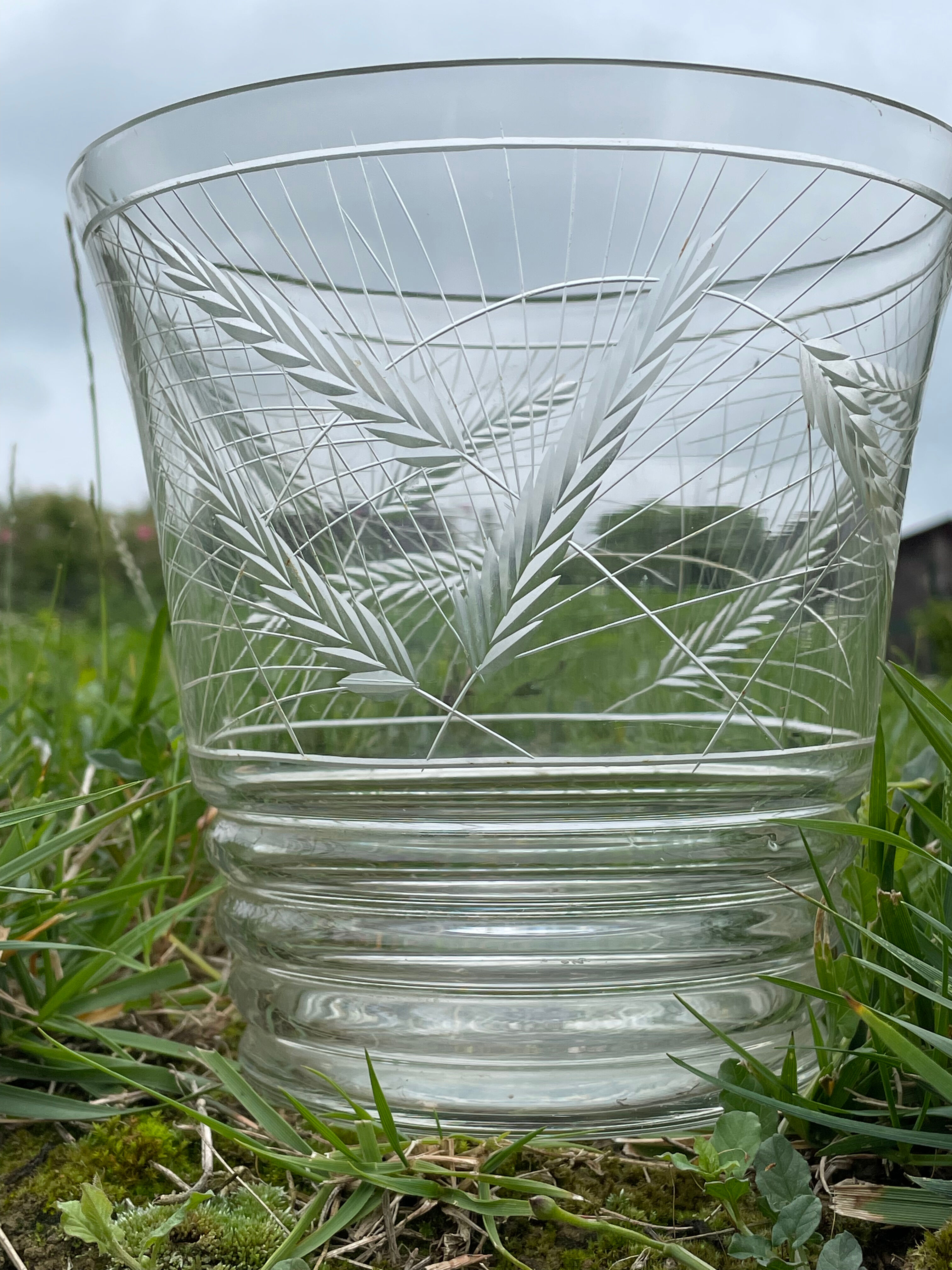 Vase - cut crystal