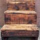 Marchepied en bois