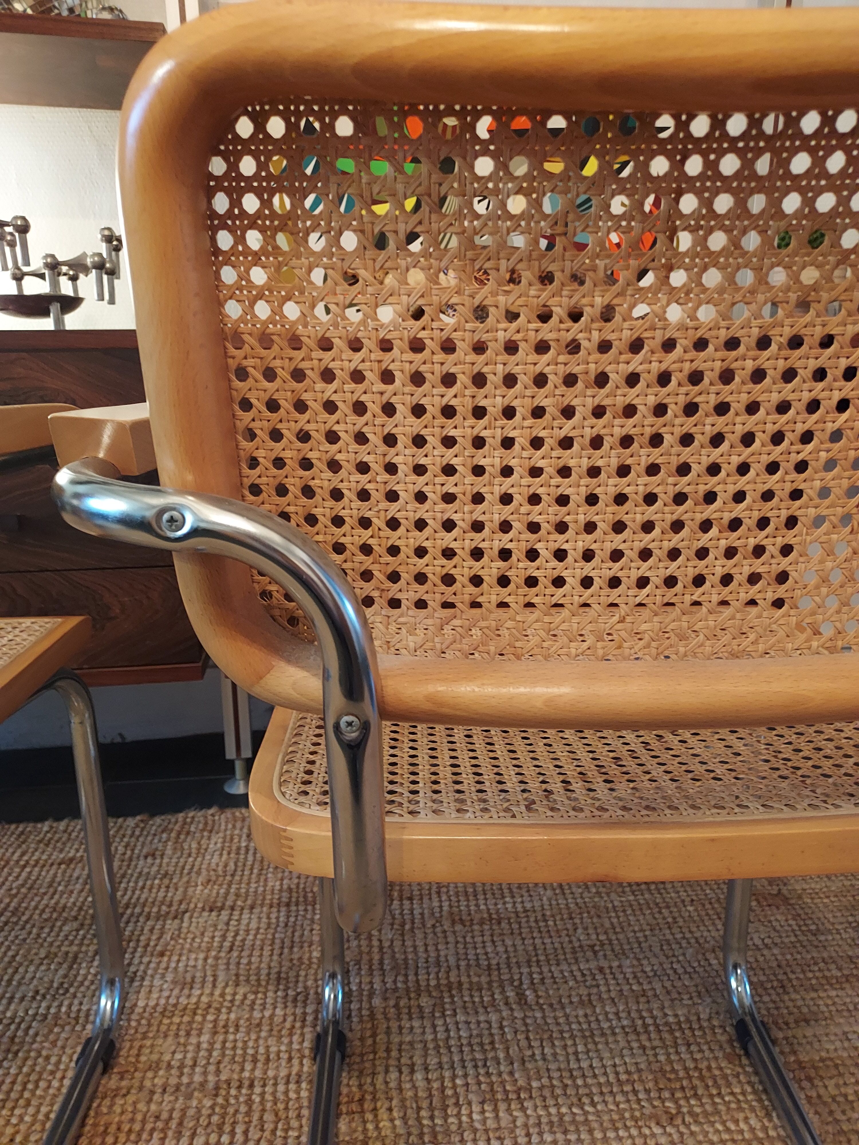 Armchairs cesca b64, Marcel Breuer