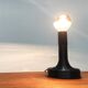 Lampe de table Spirale de l’ère spatiale italienne par Angelo Mangiarotti pour Candle