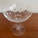 8 Val Saint Lambert Crystal Champagne Glasses, Nestor Model.