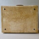 Suitcase covered with natural leather, 1950s