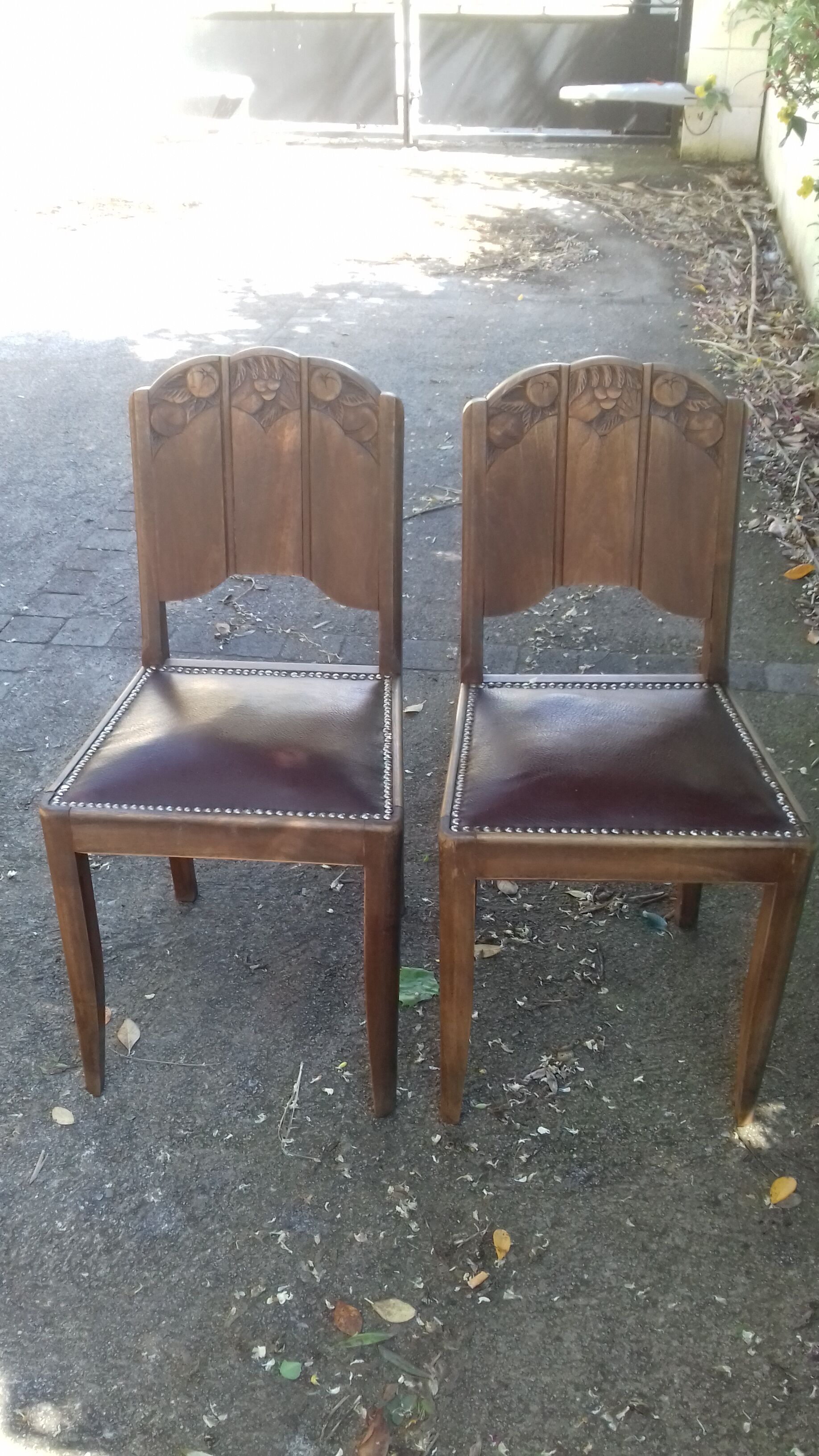 Art deco chairs
