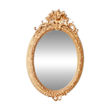 Grand miroir ovale