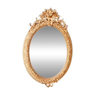 Grand miroir ovale