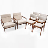 Set of 4 skoczek chairs from the 60s