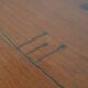 Art Deco design desk with a beautiful finish and elegant shapes