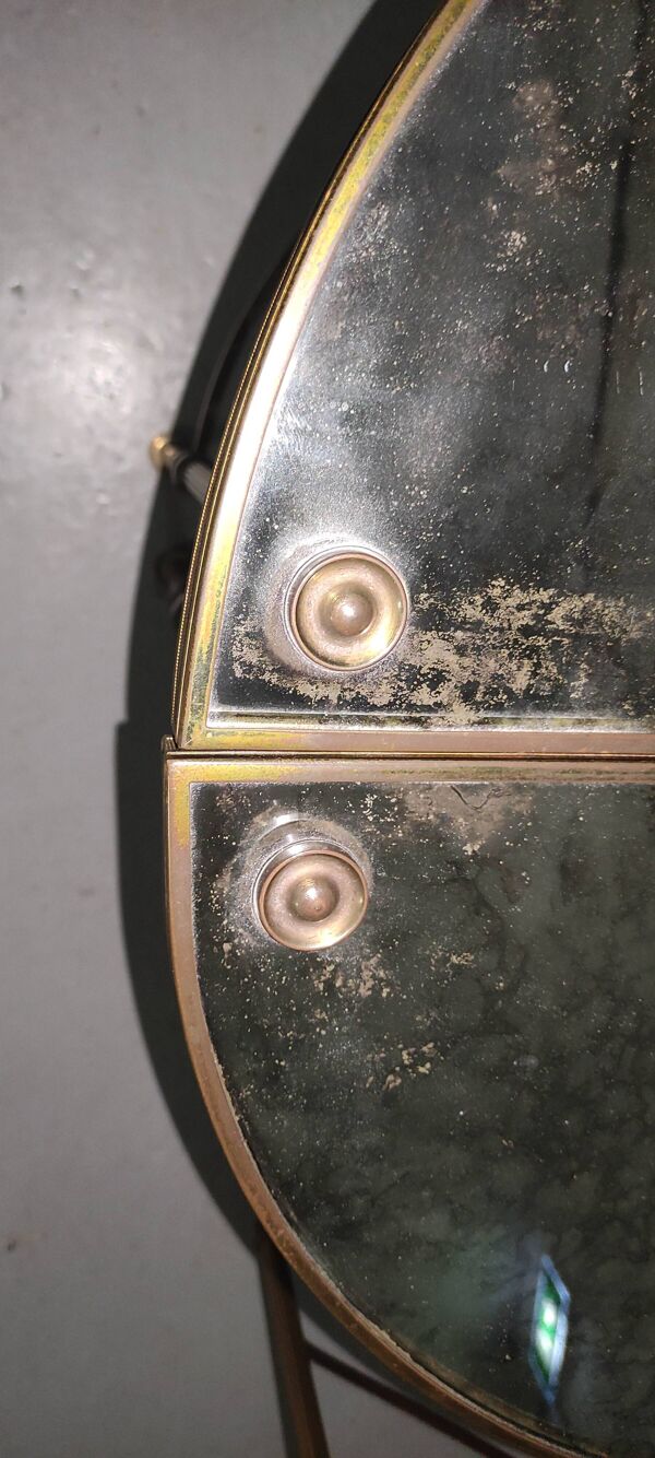 Table basse vintage tri-partite