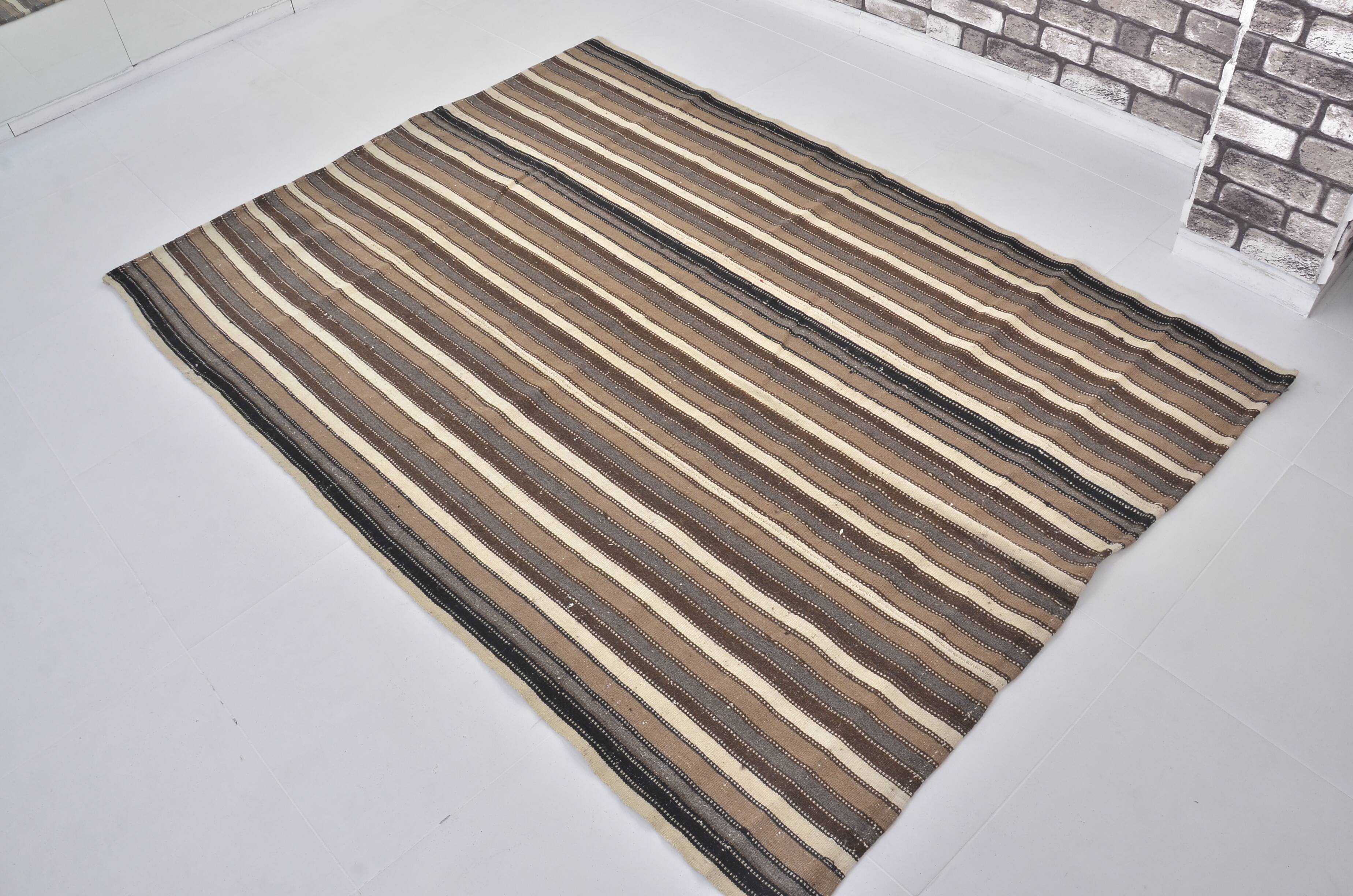Vintage Stripe Handade Oushak Rug sku  1679