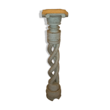 Carved wooden column