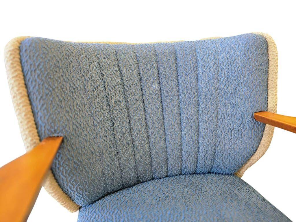 Set of 2 vintage cocktail chairs/armchairs.
