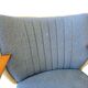 Set of 2 vintage cocktail chairs/armchairs.