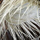 Small Bohemian Straw Pendant Light 30cm - Ball, Wicker Lampshade
