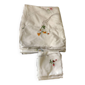 Embroidered tablecloth