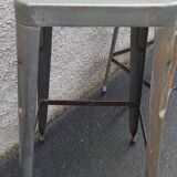 Paire de tabourets en métal