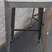Pair of metal stools