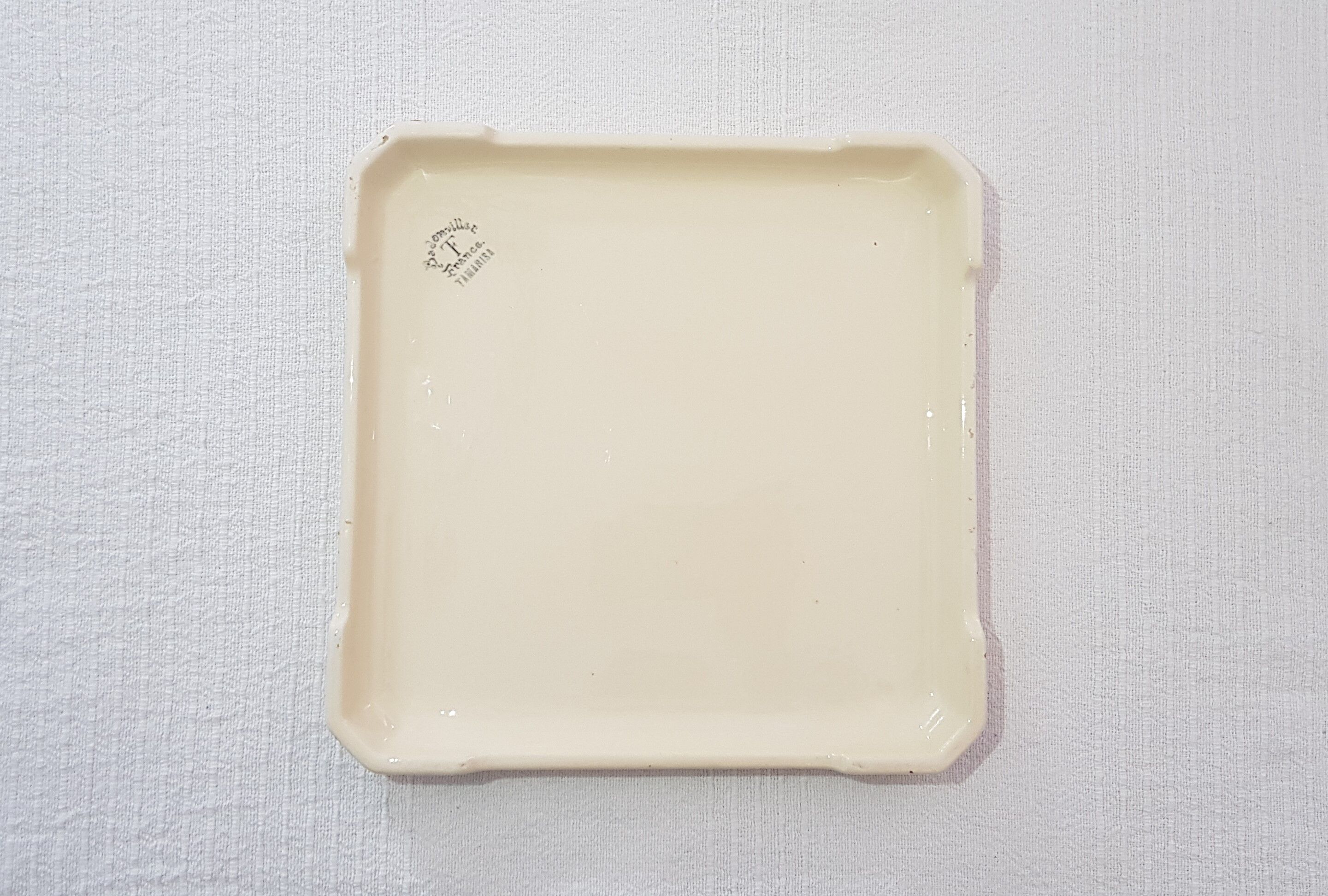 Badonviller earthenware underside Yamarisa model - Antique French Vintage