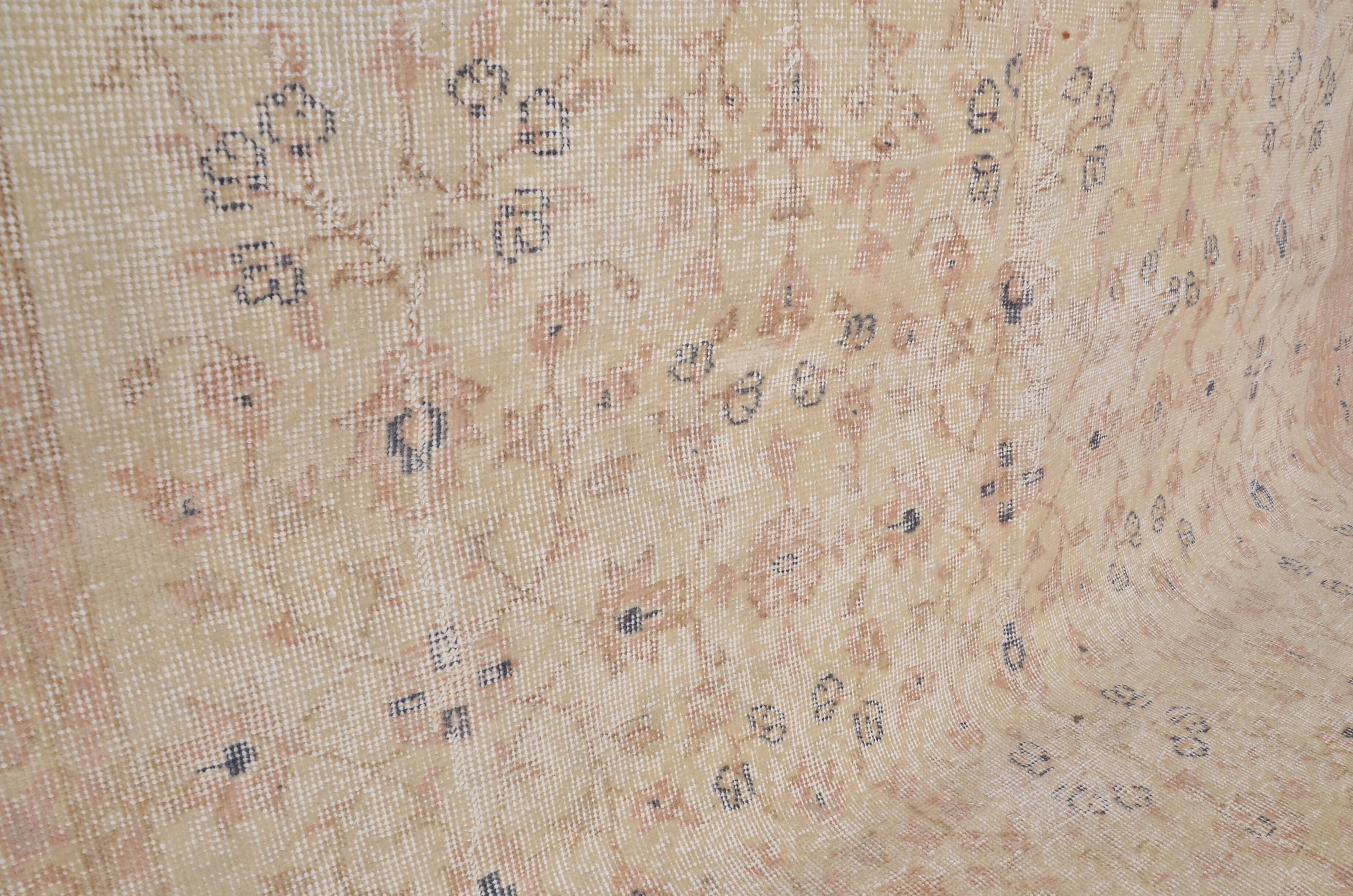 Oushak Neutral Vintage Carpet sku 2359