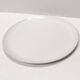 White Lacquered Ceramic Dessert Plate by Ginori Ascribable to Gio Ponti, Italy