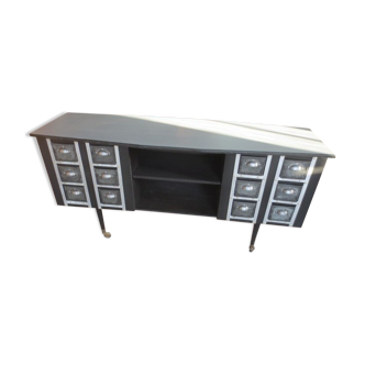 Storage wooden with steel lockers