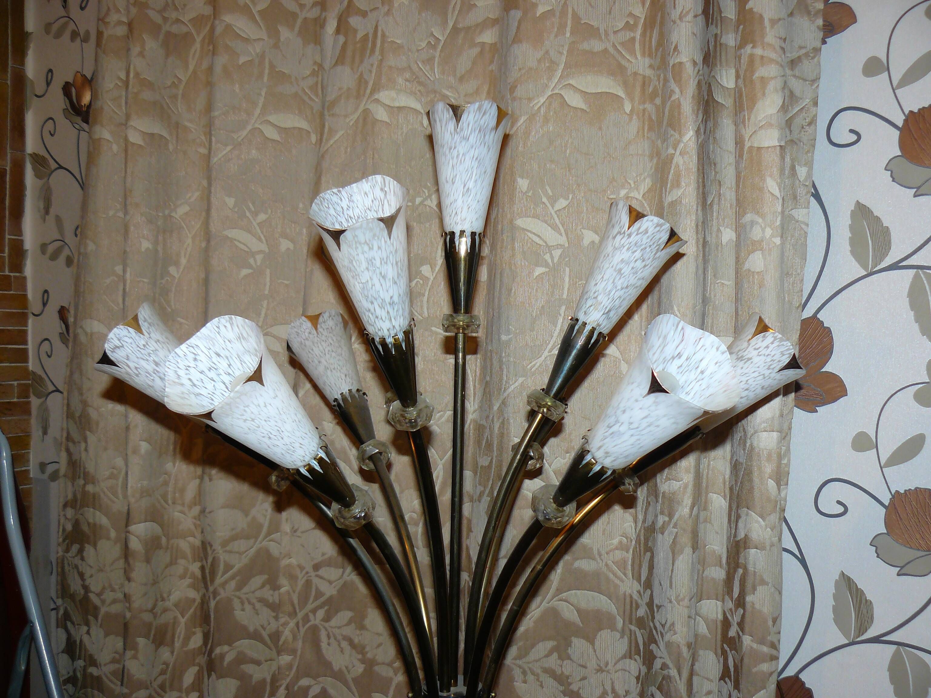 Floor lamp 10 arms house lunel ref.: arum