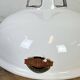 Industrial White Enamel Factory Pendant Lamp from Thorlux, 1960s