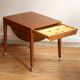 Meuble de couture teck et osier, Severin Hansen, 1950