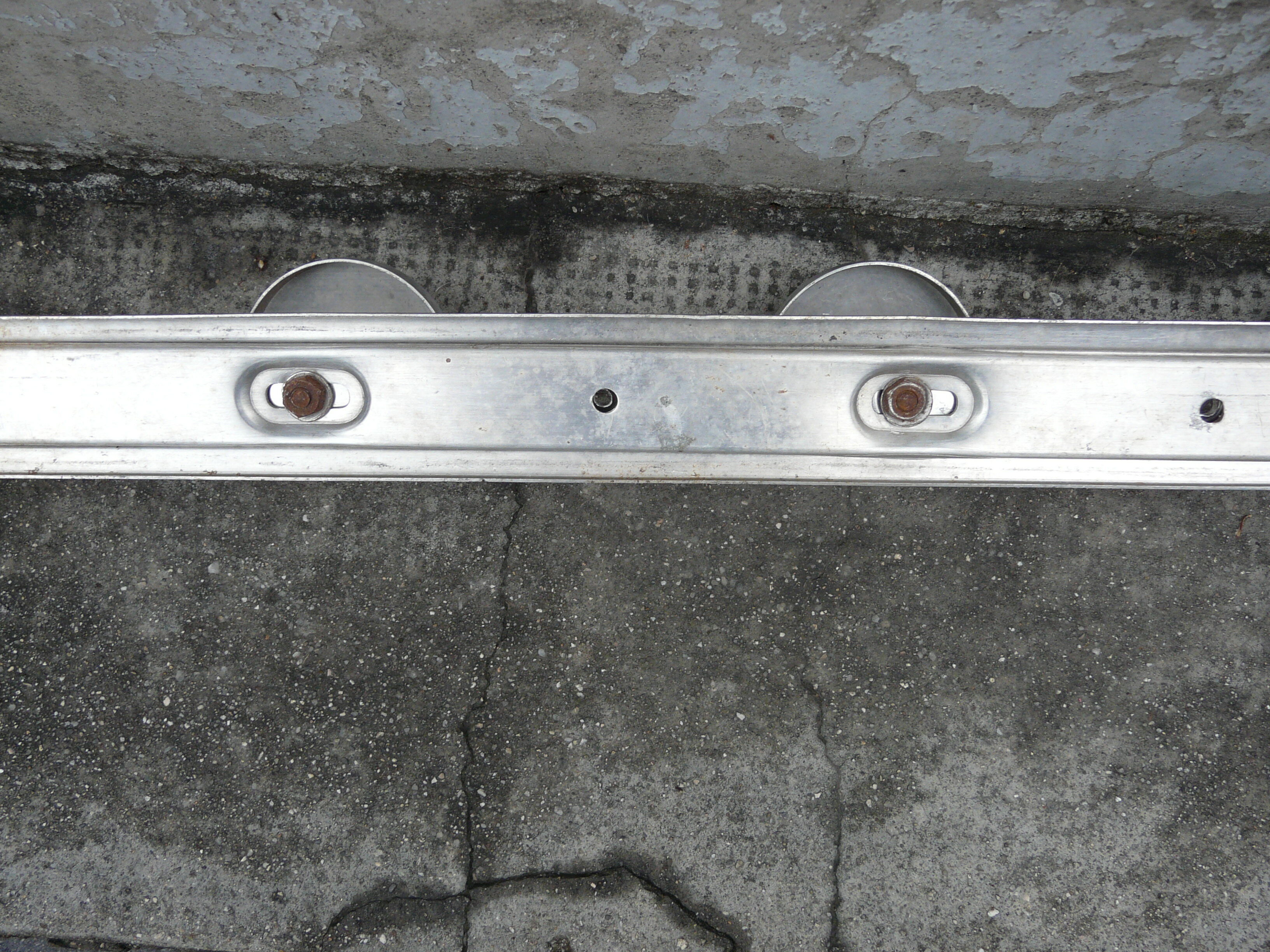 Coat rack 5 hooks aluminum of the 50s