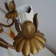 Murano glass and gilded metal drop chandelier, 1950s-1960s