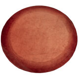 Round wool carpet, 1970s, Denmark