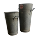 Pair of zinc pots, florist vases - Model 5