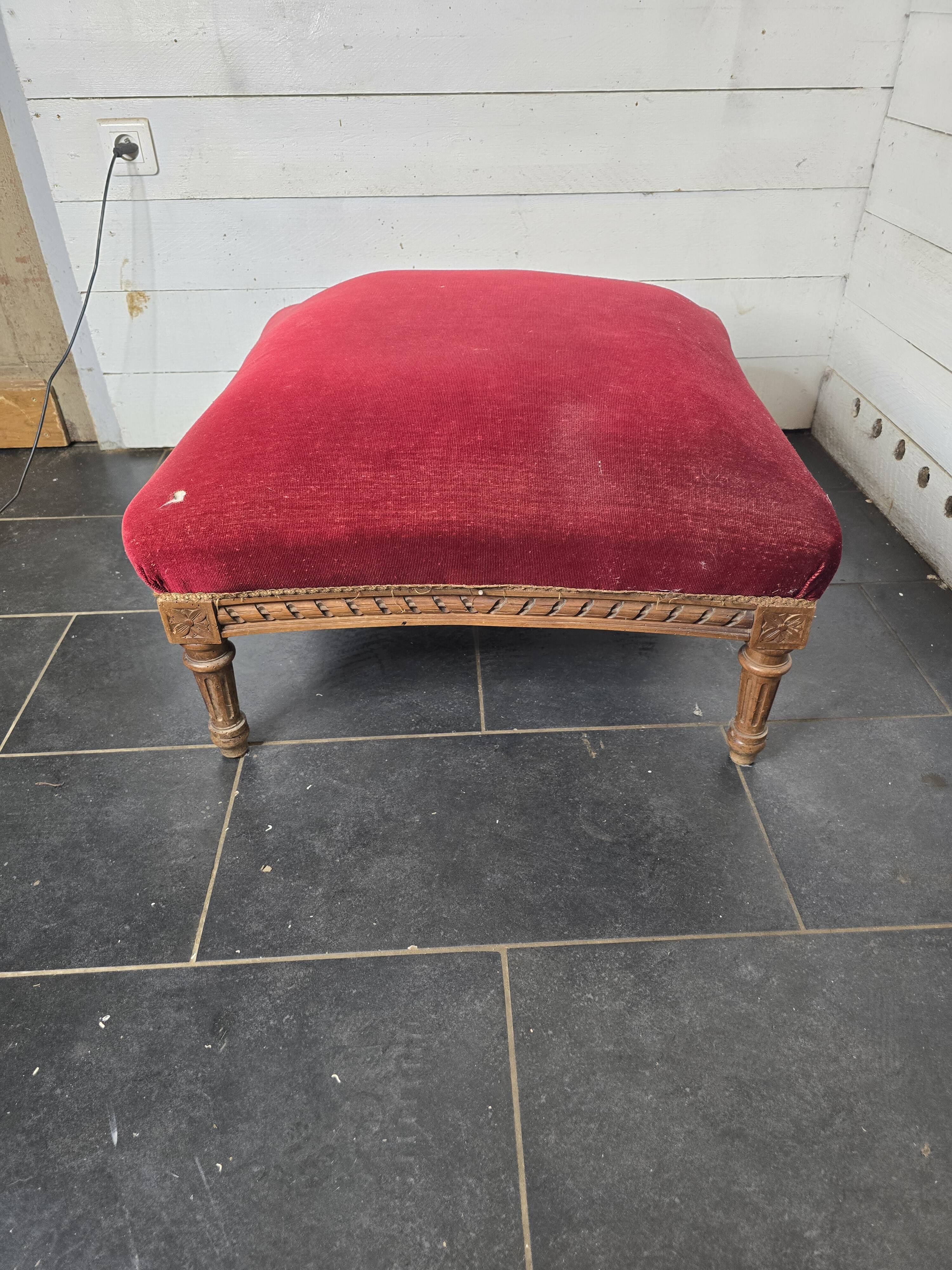 Old Louis XVI style footrest