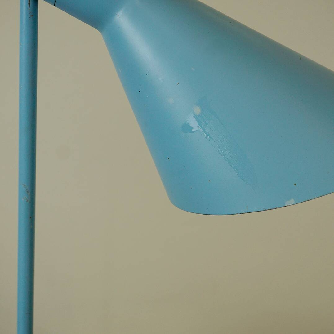 Blue AJ Table Lamp by Arne Jacobsen for Louis Poulsen Denmark