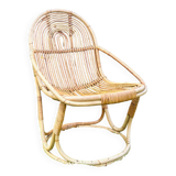Fauteuil en rotin design