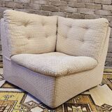 Vintage 1970s corner armchair